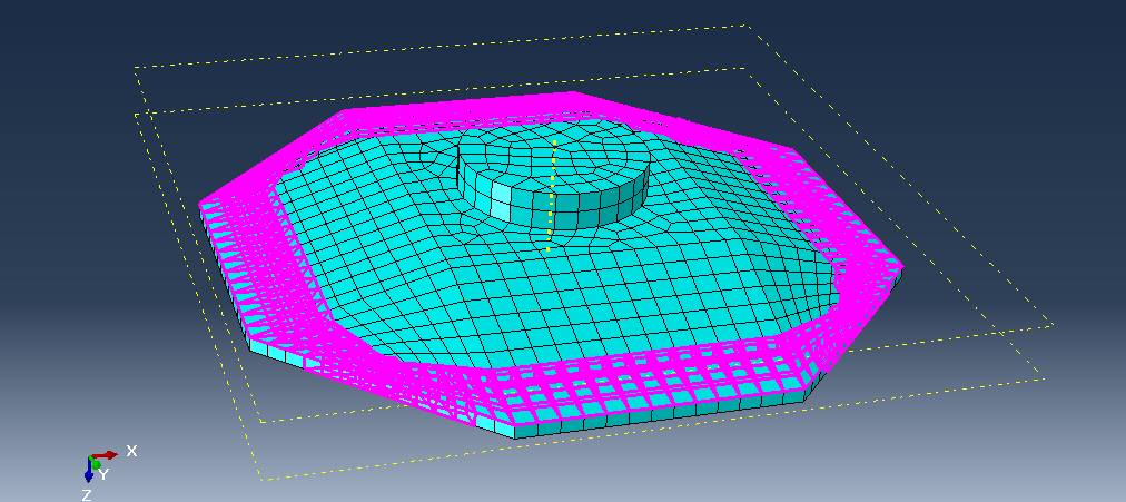 Meshing Octagonal Part- Face Angle less than 45 degrees | Eng-Tips